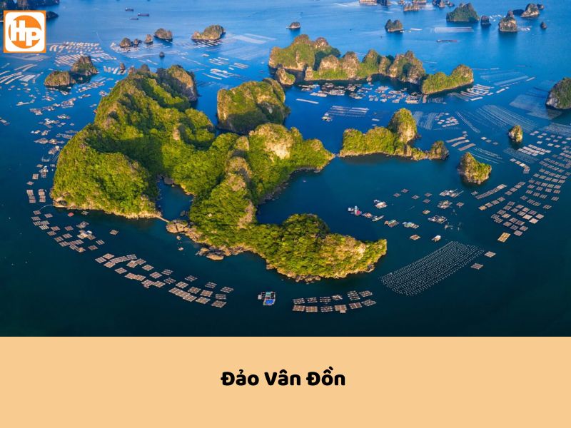 Đảo Vân Đồn tọa độ tại tỉnh Quảng Ninh thuộc Vịnh Bắc Bộ