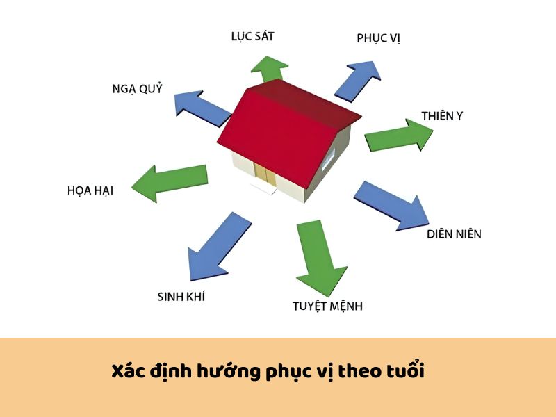 Xác định hướng phục vị theo tuổi